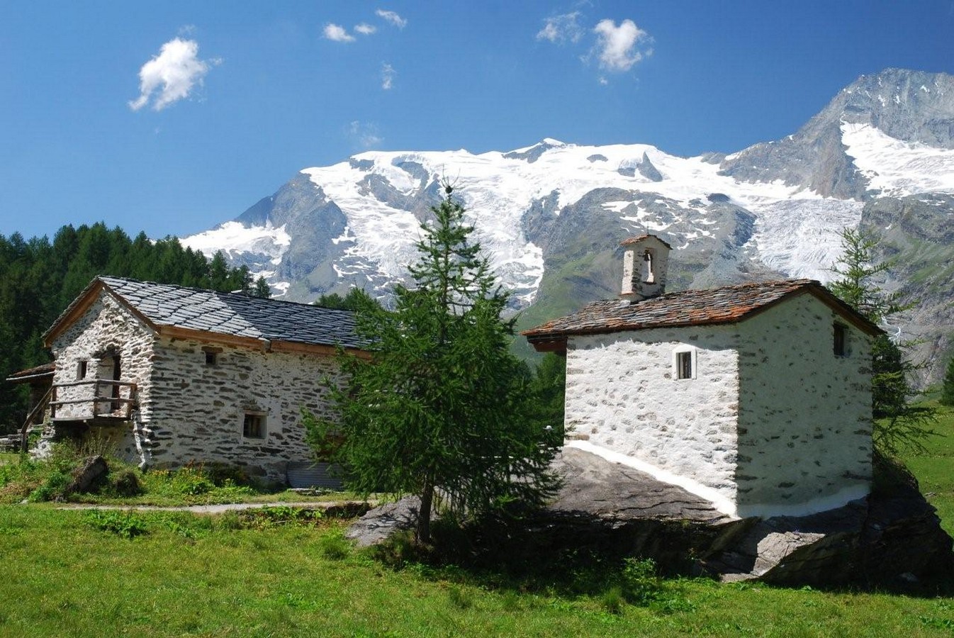 Chalet en été